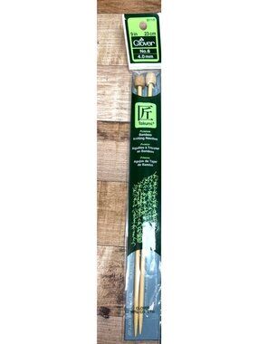 Clover Takumi 9" Bamboo Knitting Needles No. 6 4.0mm